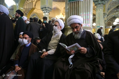 مراسم تشییع پیکر آیت الله علوی گرگانی - قم