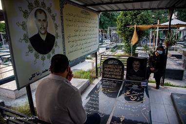 زیارت اهل قبور در پنجشنبه آخر سال ۱۴۰۰ - بوشهر