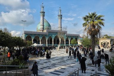 زیارت اهل قبور در پنجشنبه آخر سال ۱۴۰۰ - امامزاده عبدالله  گرگان