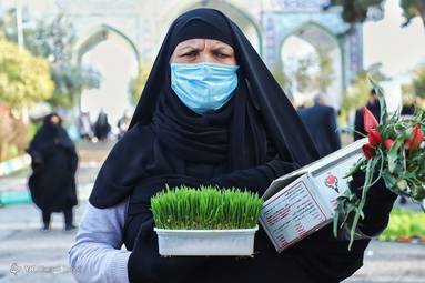 زیارت اهل قبور در پنجشنبه آخر سال ۱۴۰۰ - امامزاده عبدالله  گرگان