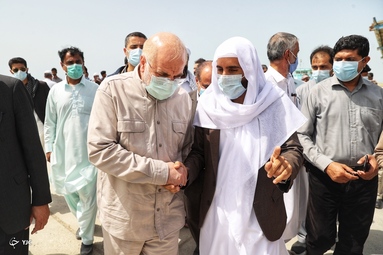 سفر رئیس مجلس به بندر جاسک
