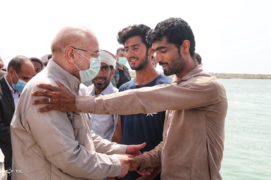 سفر رئیس مجلس به بندر جاسک
