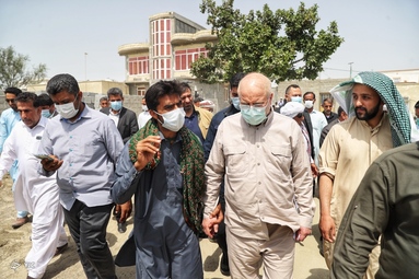 سفر رئیس مجلس به بندر جاسک