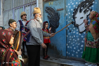 آیین نوروزخوانی در روستا