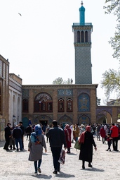بازدید گردشگران نوروزی از کاخ گلستان