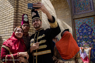 بازدید گردشگران نوروزی از کاخ گلستان
