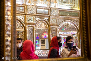 بازدید گردشگران نوروزی از کاخ گلستان
