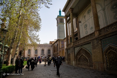 بازدید گردشگران نوروزی از کاخ گلستان