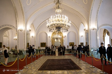 بازدید گردشگران نوروزی از کاخ گلستان