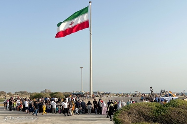 حضور پرشمار مسافران نوروزی - جزیره کیش