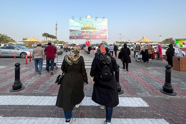 حضور پرشمار مسافران نوروزی - جزیره کیش