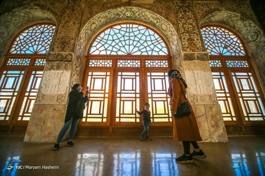 بازدید گردشگران نوروزی از کاخ سلیمانیه