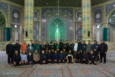 آیین غبارروبی مسجد جمکران در آستانه ماه مبارک رمضان