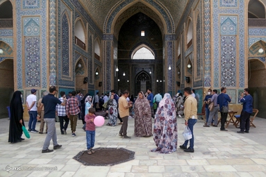 مسافران نوروزی در شهر تاریخی یزد