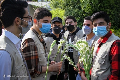 مراسم استقبال از دانشجویان دانشگاه تهران