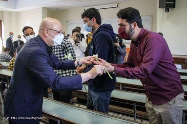 مراسم استقبال از دانشجویان دانشگاه تهران