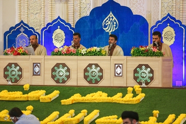 مراسم جزخوانی قرآن کریم در ماه مبارک رمضان - شیراز