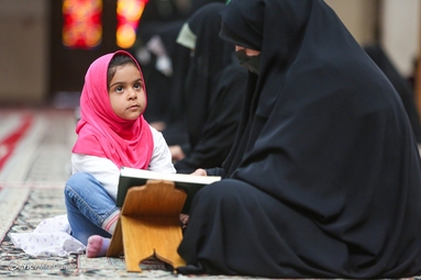 مراسم جزخوانی قرآن کریم در ماه مبارک رمضان - شیراز