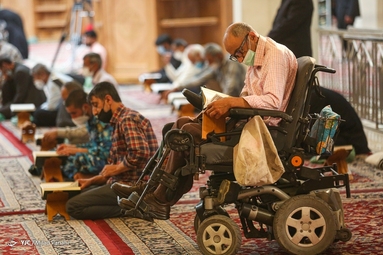 مراسم جزخوانی قرآن کریم در ماه مبارک رمضان - شیراز