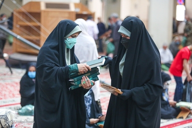 مراسم جزخوانی قرآن کریم در ماه مبارک رمضان - شیراز
