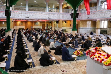 مراسم جمع خوانی قرآن کریم در ماه مبارک رمضان  - حسینیه اعظم زنجان