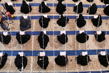 مراسم جمع خوانی قرآن کریم در ماه مبارک رمضان  - حسینیه اعظم زنجان