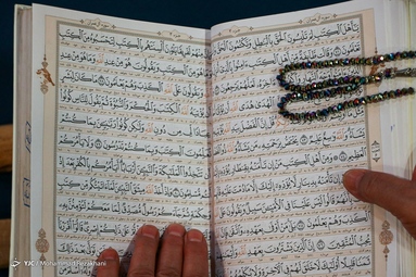 مراسم جمع خوانی قرآن کریم در ماه مبارک رمضان  - حسینیه اعظم زنجان