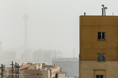 گرد و غبار و خاک آلودگی هوای تهران