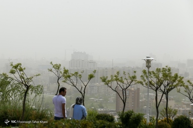 گرد و غبار و خاک آلودگی هوای تهران