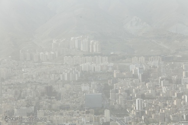 گرد و غبار و خاک آلودگی هوای تهران