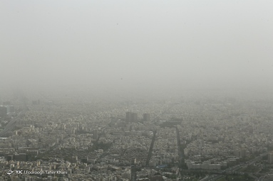 گرد و غبار و خاک آلودگی هوای تهران