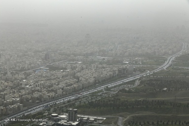 گرد و غبار و خاک آلودگی هوای تهران
