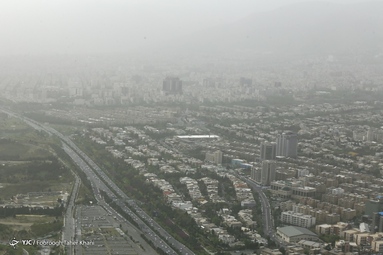 گرد و غبار و خاک آلودگی هوای تهران