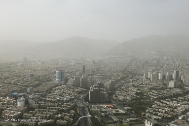 گرد و غبار و خاک آلودگی هوای تهران