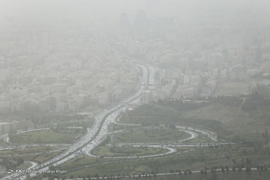 گرد و غبار و خاک آلودگی هوای تهران