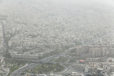گرد و غبار و خاک آلودگی هوای تهران