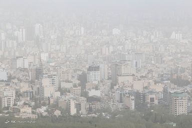 گرد و غبار و خاک آلودگی هوای تهران