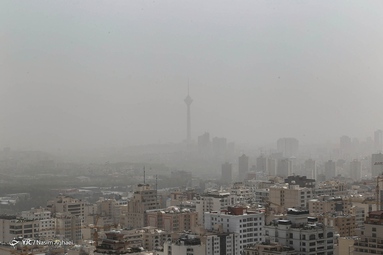 گرد و غبار و خاک آلودگی هوای تهران