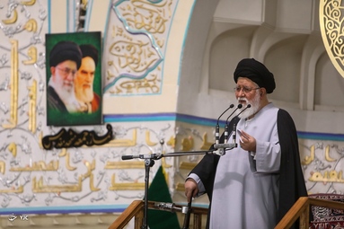 تشییع پیکر روحانی شهید «محمد صادق دارایی» - حرم مطهر رضوی