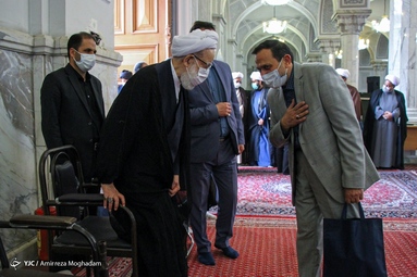 مراسم بزرگداشت شهدای رمضان حرم مطهر رضوی - مدرسه عالی شهید مطهری تهران