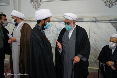 مراسم بزرگداشت شهدای رمضان حرم مطهر رضوی - مدرسه عالی شهید مطهری تهران