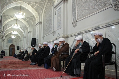 مراسم بزرگداشت شهدای رمضان حرم مطهر رضوی - مدرسه عالی شهید مطهری تهران