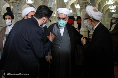 مراسم بزرگداشت شهدای رمضان حرم مطهر رضوی - مدرسه عالی شهید مطهری تهران