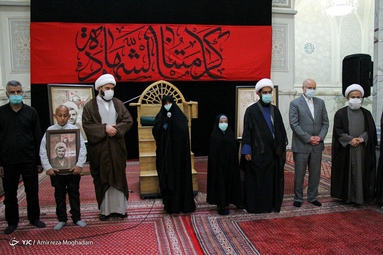 مراسم بزرگداشت شهدای رمضان حرم مطهر رضوی - مدرسه عالی شهید مطهری تهران