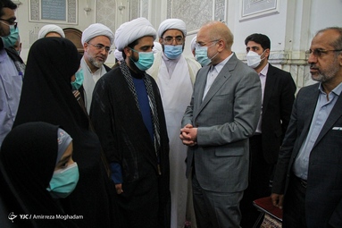 مراسم بزرگداشت شهدای رمضان حرم مطهر رضوی - مدرسه عالی شهید مطهری تهران