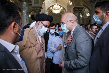 مراسم بزرگداشت شهدای رمضان حرم مطهر رضوی - مدرسه عالی شهید مطهری تهران