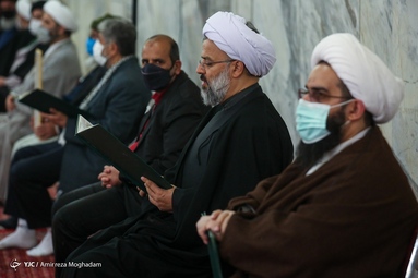 مراسم بزرگداشت شهدای رمضان حرم مطهر رضوی - مدرسه عالی شهید مطهری تهران