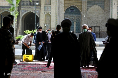 مراسم بزرگداشت شهدای رمضان حرم مطهر رضوی - مدرسه عالی شهید مطهری تهران