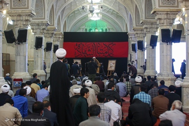 مراسم بزرگداشت شهدای رمضان حرم مطهر رضوی - مدرسه عالی شهید مطهری تهران