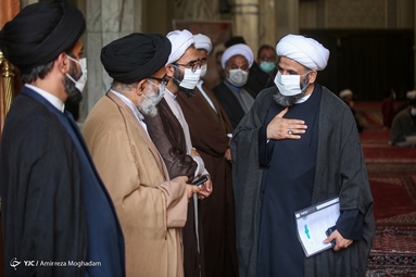 مراسم بزرگداشت شهدای رمضان حرم مطهر رضوی - مدرسه عالی شهید مطهری تهران